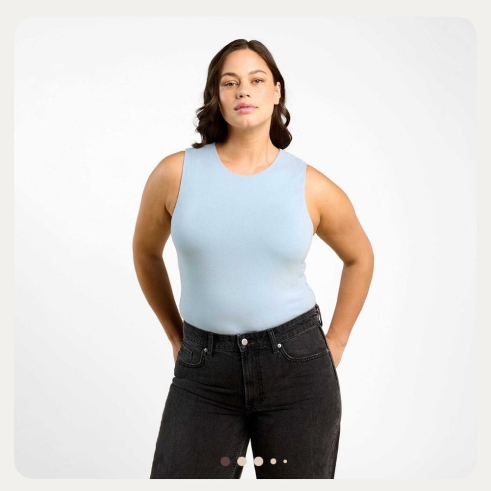 Nuuds Classic Crewneck Tank Bodysuit